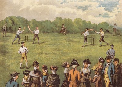 Cricketwedstrijd door English School