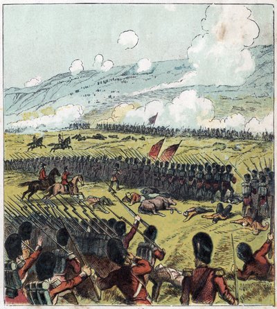 Krimoorlog (1853-1856): De Slag bij Alma tussen het Russische leger en een Britse, Franse en Turkse coalitie op 20/09/1854. 