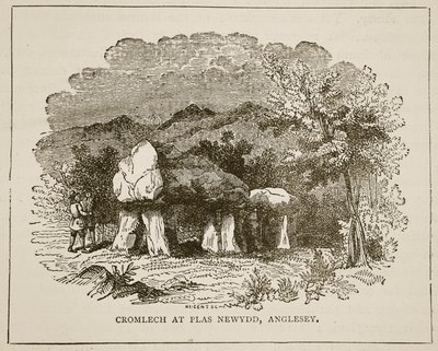 Cromlech bij Plas Newydd, Anglesey door English School