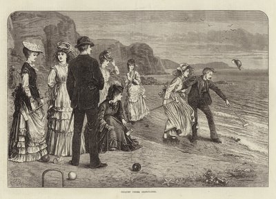 Croquet onder moeilijkheden door English School