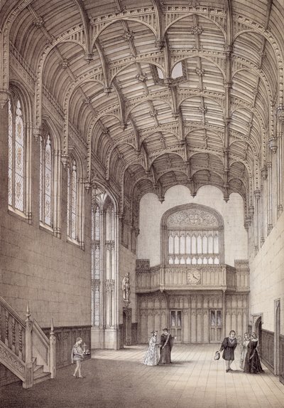 Crosby Hall, Bishopsgate door English School