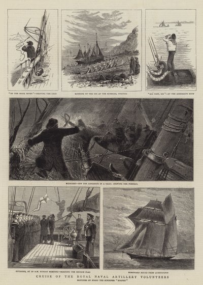 Cruise van de Royal Naval Artillery Volunteers door English School