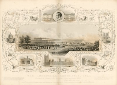 Crystal Palace; de Grote Tentoonstelling van 1851 door English School