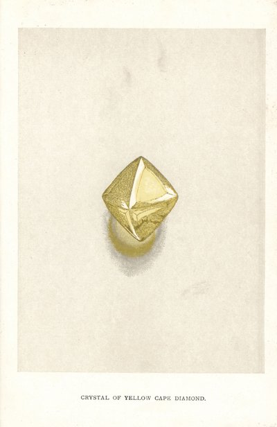 Kristal van Gele Kaapdiamant, uit Edwin Streeter