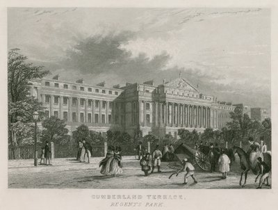Cumberland Terrace, Regents Park, Londen door English School
