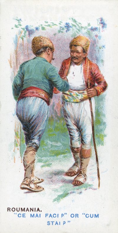 Gebruikelijke Groet in Roemenië, 1907 door English School