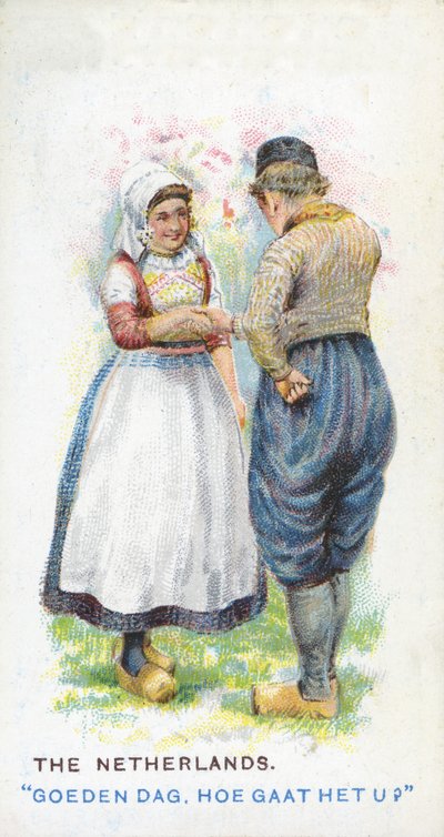 Gebruikelijke groet in Nederland, 1907 door English School