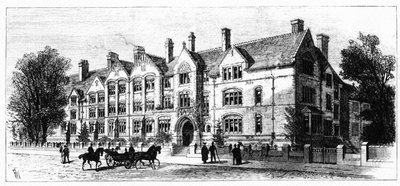 Dalton Hall, residentie voor studenten van Victoria University, Manchester door English School