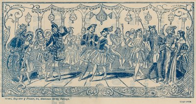 Dans in Vauxhall Gardens, Londen door English School