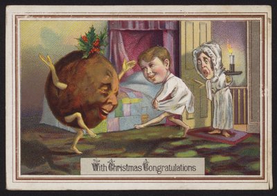 Dansende kerstpudding door English School