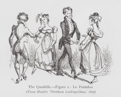 Dansen: De Quadrille, Figuur 1, Le Pantalon door English School