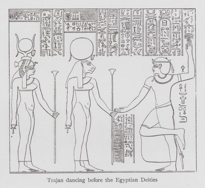 Dansen: Trajan danst voor de Egyptische goden door English School