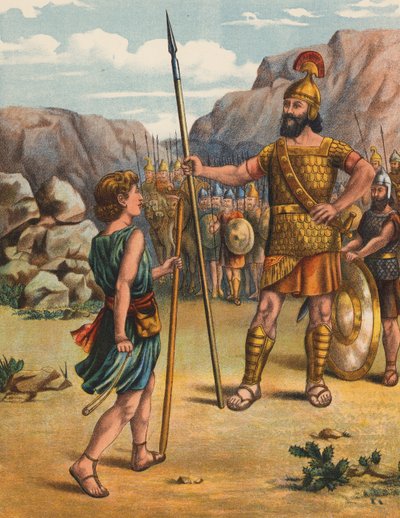 David en de Reus Goliath door English School