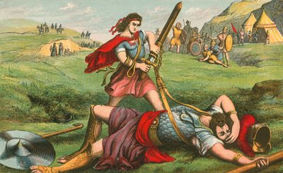 David doodt Goliath door English School
