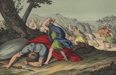 David verslaat Goliath door English School