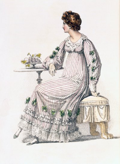Dagjurk, modeplaat uit Ackermanns Repository of Arts door English School