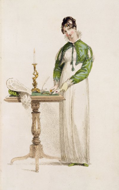 Dagjurk, modeplaat uit Ackermanns Repository of Arts door English School