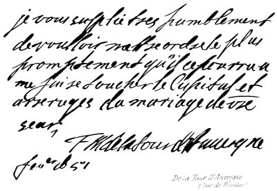 De la Tour DAuvergne (Duc de Bouillon) door English School