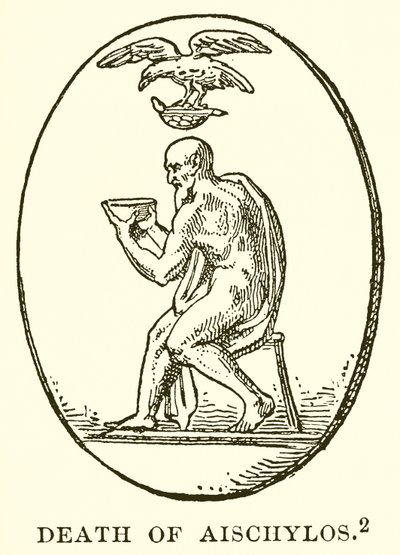 Dood van Aischylos door English School