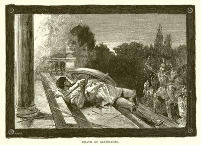 Dood van Alcibiades door English School