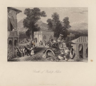 Dood van Bisschop Heber door English School