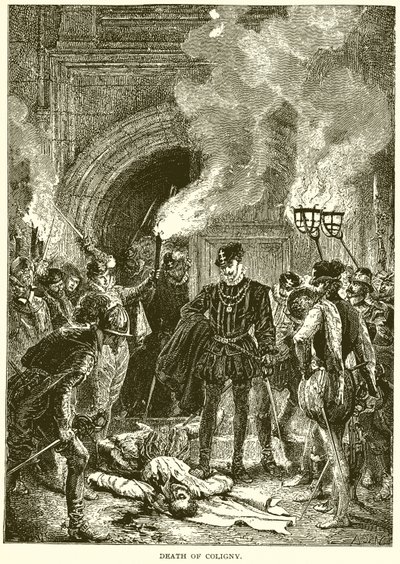 Dood van Coligny door English School