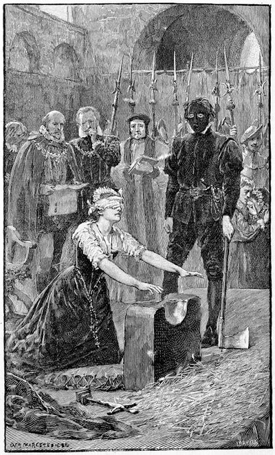 De dood van Mary, Queen of Scots door English School
