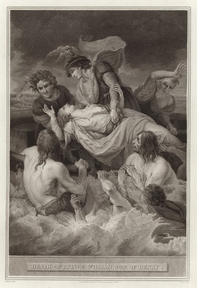 Dood van prins Willem, zoon van Hendrik I door English School