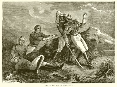 Dood van Rollo Gillespie door English School