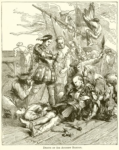 De Dood van Sir Andrew Barton door English School