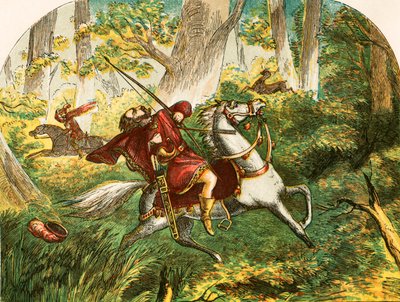 De dood van Willem Rufus door English School
