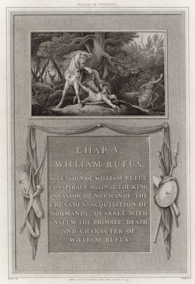 Dood van Willem Rufus door English School