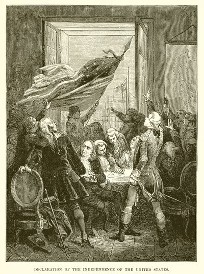 Onafhankelijkheidsverklaring van de Verenigde Staten door English School