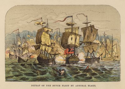 Nederlaag van de Nederlandse vloot door admiraal Blake door English School