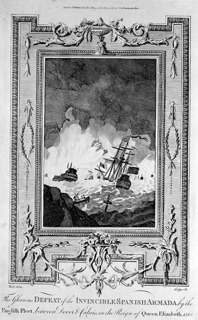 Nederlaag van de Spaanse Armada, uit 