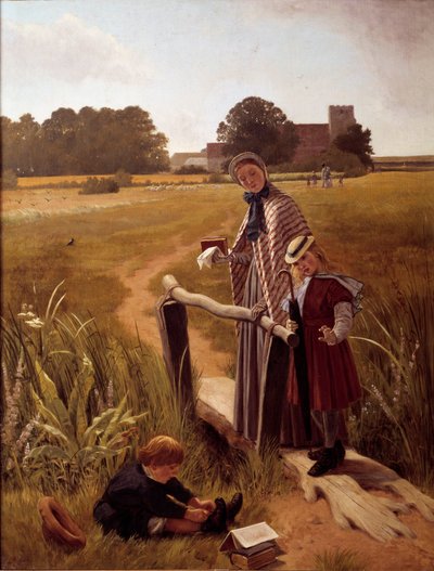 Vertrek naar de mis door English School