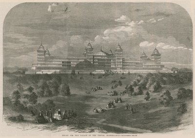 Ontwerp voor het Paleis van het Volk door English School
