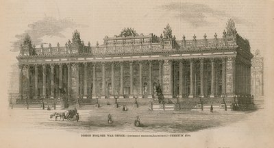 Ontwerp voor het Ministerie van Oorlog door English School