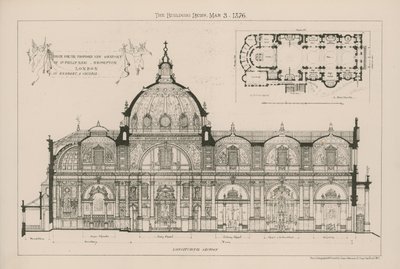 Ontwerp voor het voorgestelde nieuwe oratorium van St. Philip Neri door English School