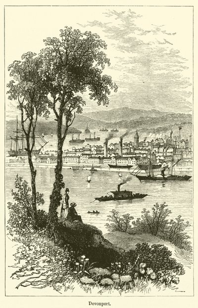 Devonport (gravure) door English School