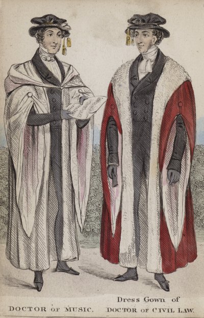 Doctor in de Muziek, Dress Gown van Doctor in de Civiele Recht door English School