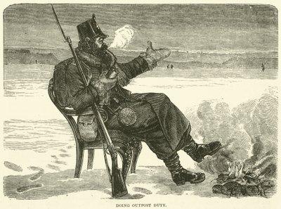 Wachtdienst, december 1870 door English School