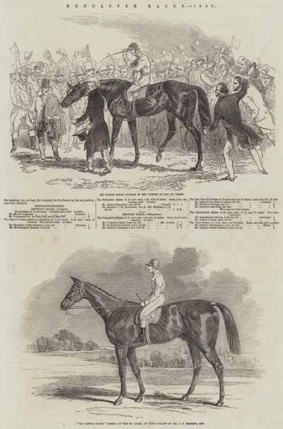 Doncaster Races door English School