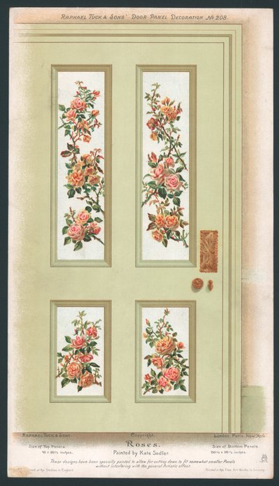 Deurpaneel Decoratie door English School