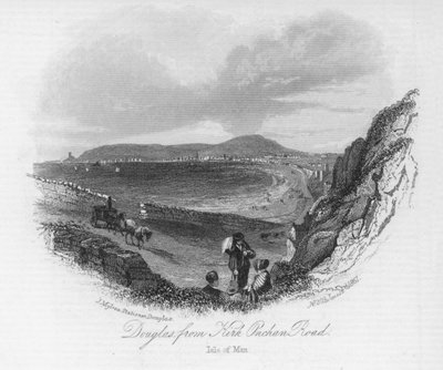 Douglas, vanaf Kirk Onchan Road, Isle of Man door English School