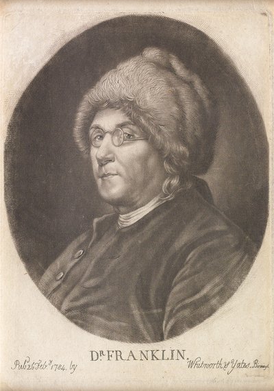 Dr. Franklin, 1784 door English School