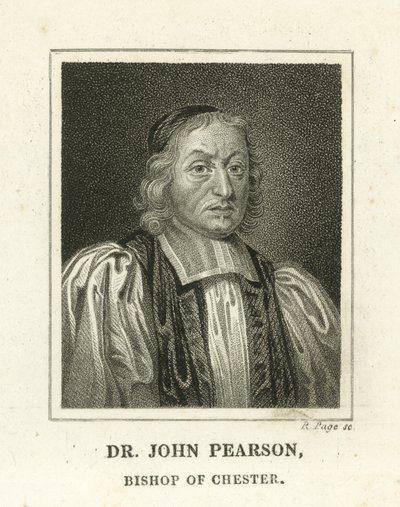 Dr John Peason, Bisschop van Chester (gravure) door English School