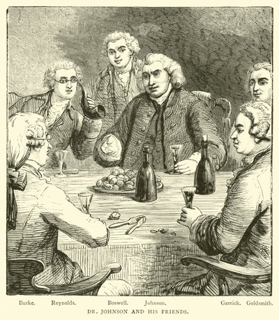 Dr. Johnson en zijn vrienden door English School