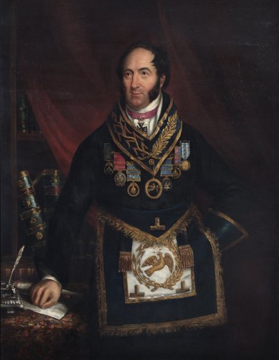 Dr. Robert Thomas Crucefix, 1837 door English School