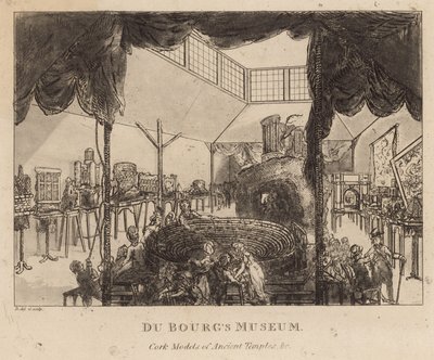 Du Bougs Museum, kurkmodellen van Oude Tempels door English School